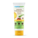 Mamaearth HydraGel Indian Sunscreen Aloe vera and Raspberry 50gm