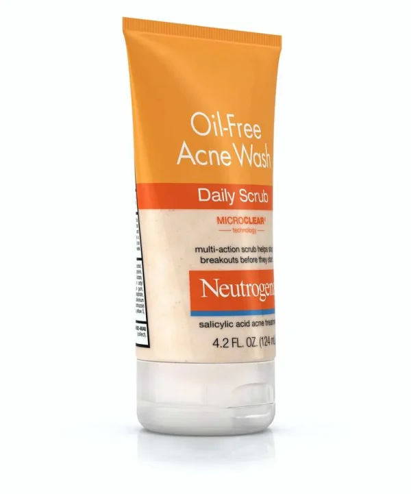 Neotrogena Oil Free Acne Wash Daily Scrub 124ml - Image 2