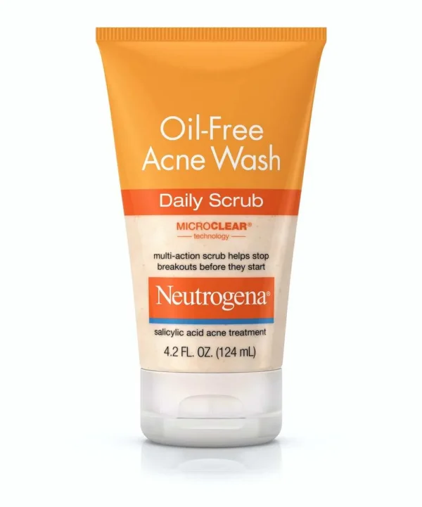 Neotrogena Oil Free Acne Wash Daily Scrub 124ml