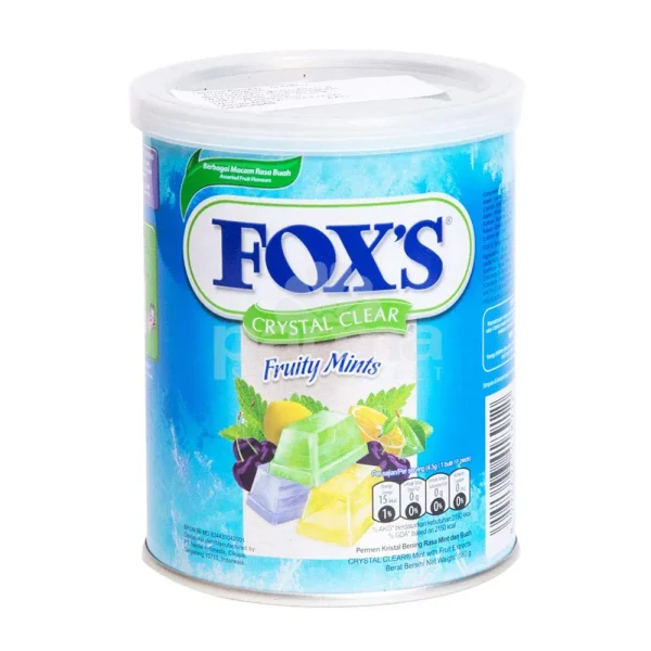 Nestle Fox'S Crystal Clear Fruity Mints Candy 180g