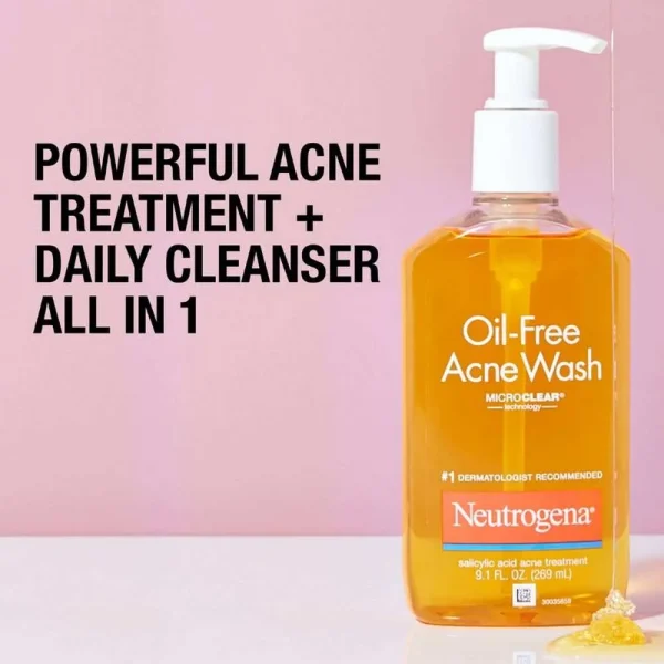 Neutrogena Oil Free Acne Wash 269ml - Image 2