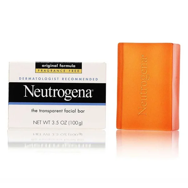 Neutrogena Transparent Facial Bar Soap for Normal Skin 100g