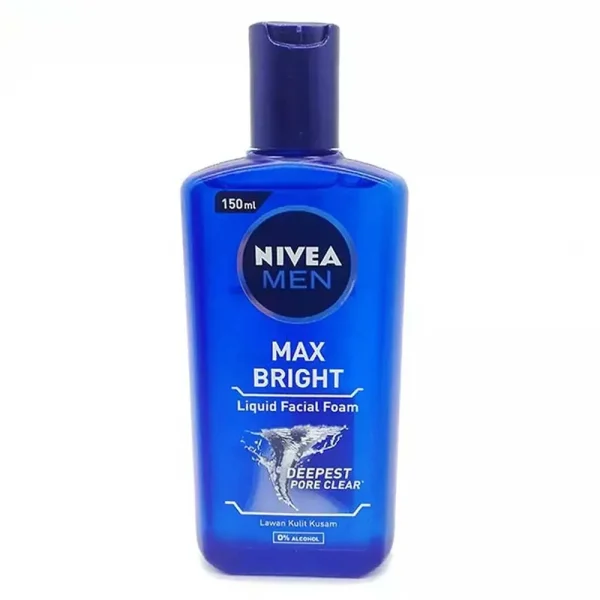 Nivea Men Liquid Facial Foam Max Bright 150ml