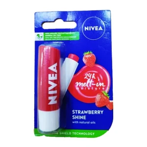 Nivea Strawberry Shine Lip Balm 4.8g - Image 2