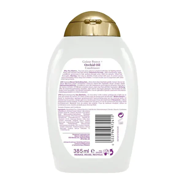 Ogx Colour Protect+ Orchid Oil Conditioner 385ml - Image 2