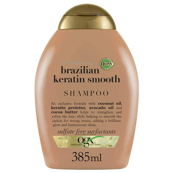 Ogx Ever Straightening+ Brazilian Keratin Smooth Shampoo 385ml