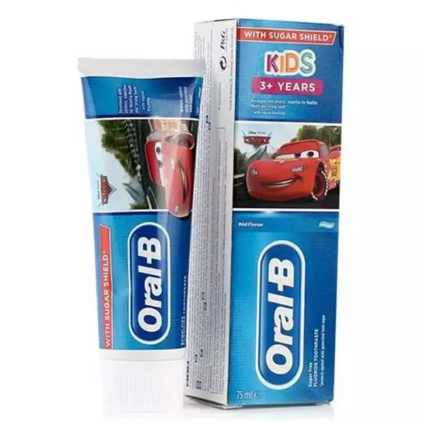 Oral B Kids 3+ Years Fluoride Toothpaste With Sugar Shield 75ml