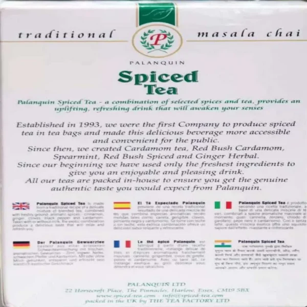 Palanquin Spiced Tea Masala Chai 125g - Image 2