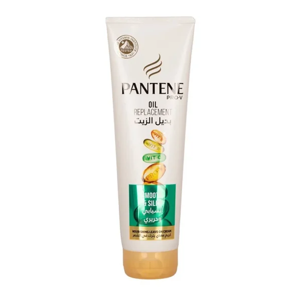 Pantene Pro-V Hair Oil Replacement Smooth and Silky Leave On Cream 275ml - Image 2