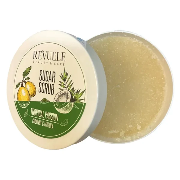 Revuele African Sunset Almond and Shea Body Sugar Scrub 200ml - Image 2