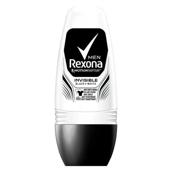 Rexona Men Motionsense Invisible Black+White Roll On 50ml