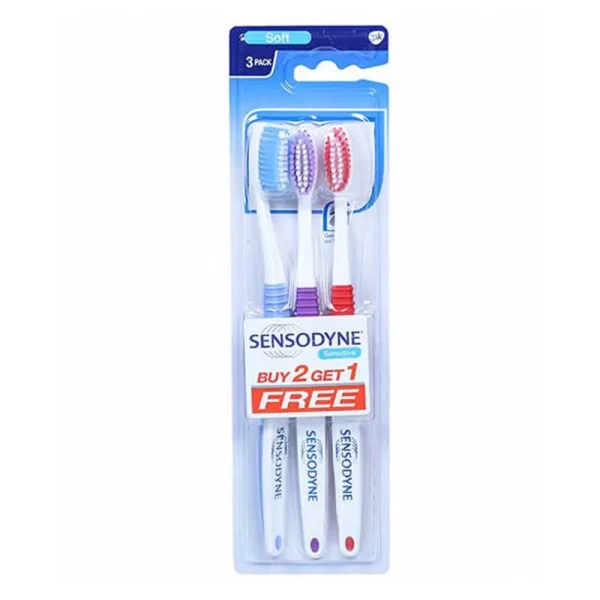 Sensodyne Toothbrush Sensitive Teeth Buy 2 Get 1 Free Pack