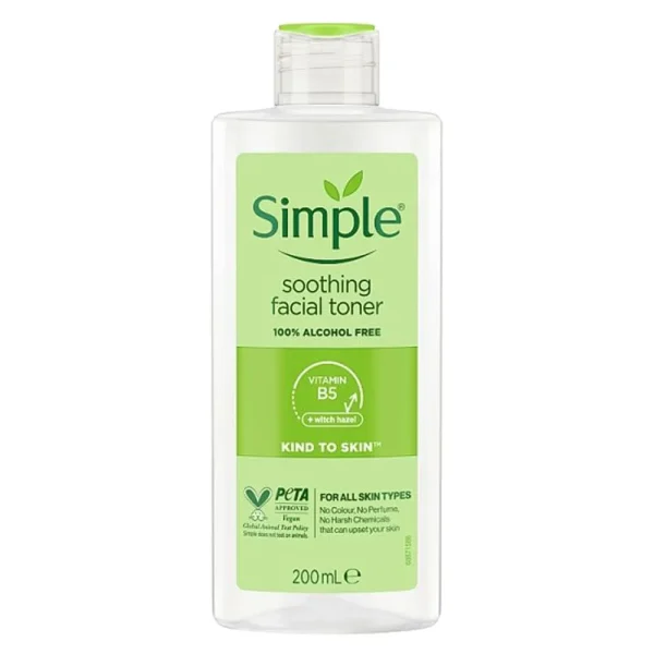 Simple Soothing Facial Toner for All Skin Types 200ml