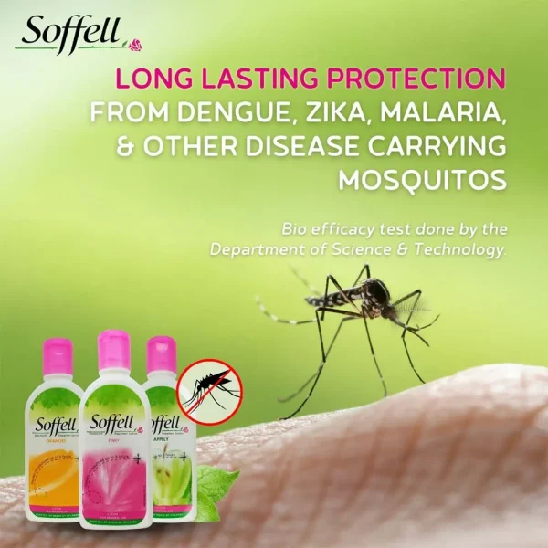 Soffell Mosquito Repellent Lotion Orange 60ml - Image 2