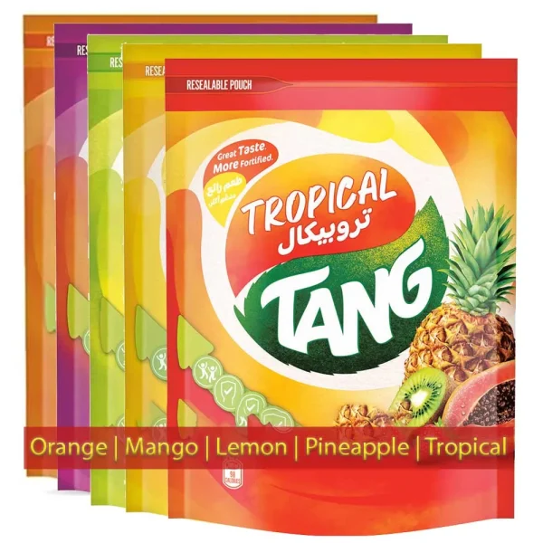 Tang Instant Drink Powder Combo 5in1 (Orange, Mango, Lemon, Pineapple, Tropical)