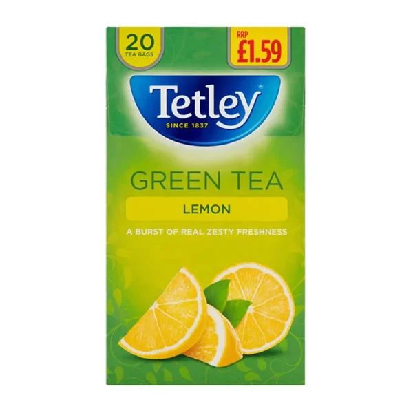 Tetley Green Tea Lemon 20 Bags