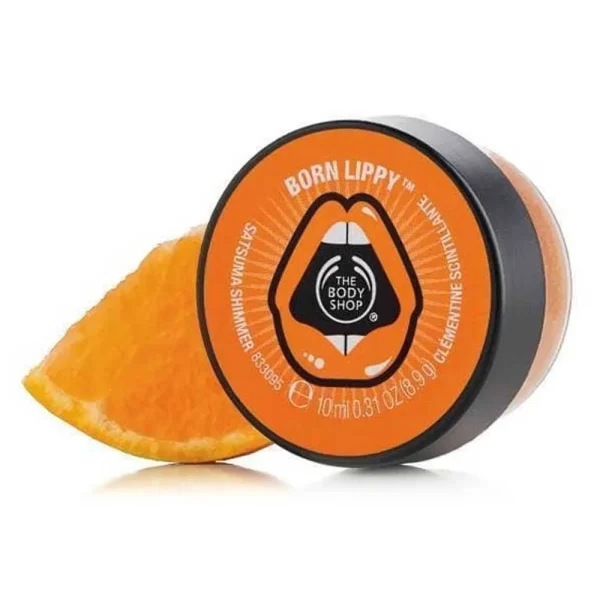 The Body Shop Satsuma Shimmer Born Lippy Lip Balm Pot