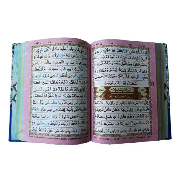 The Holy Quran Color Coded with Highest Quality by Rainbow - Image 2