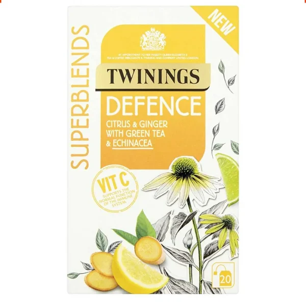 Twinings Superblends Defence Citrus & Ginger with Green Tea & Echinacea