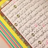 Rainbow Usmani Font Holy Quran Baby Pink Cover - Image 4