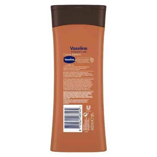 Vaseline Intensive Care Cocoa Radiant Body Lotion 400ml - Image 2