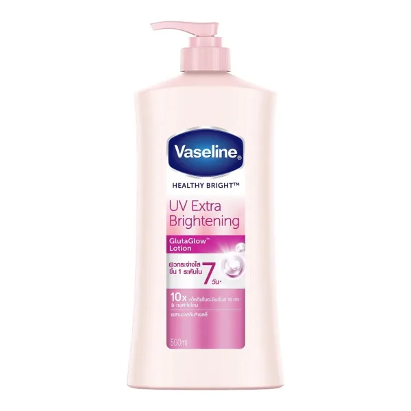 Vaseline Healthy Bright UV Extra Brightening Gluta Glow Lotion 500ml