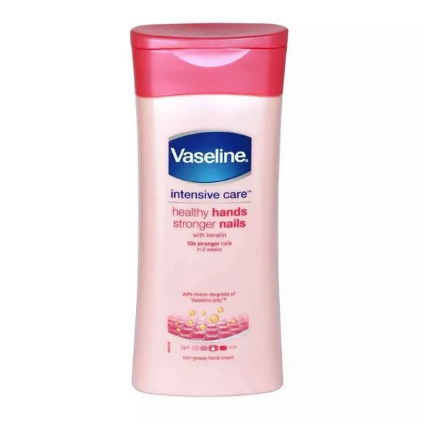 Vaseline Intensive Care Healthy Hands & Stronger Nails Body Lotion with Keratin 200ml