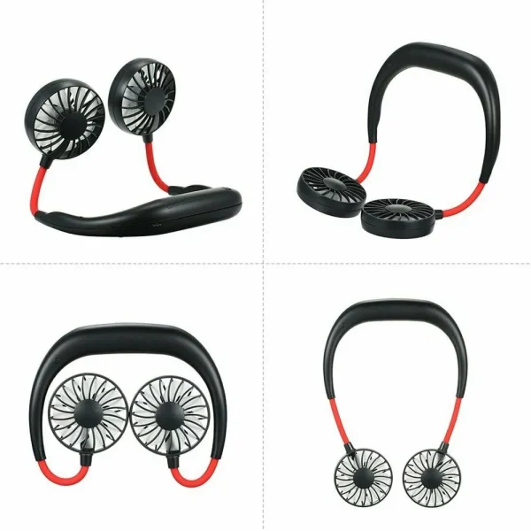 Multi Function Adjustable Portable Wearable Sport Cool Fan - Image 3