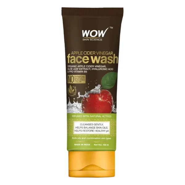 Wow Skin Science Apple Cider Vinegar Face Wash 100ml