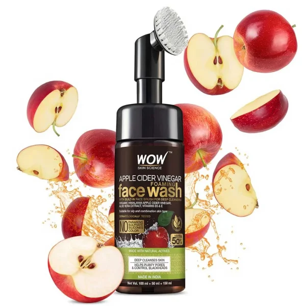 Wow Apple Cider Vinegar Foaming Face Wash 150ml