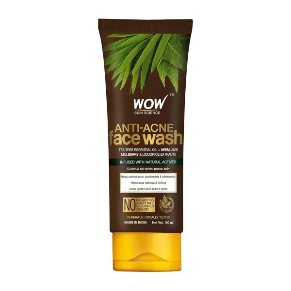 Wow Skin Science Anti Acne Face Wash 100ml