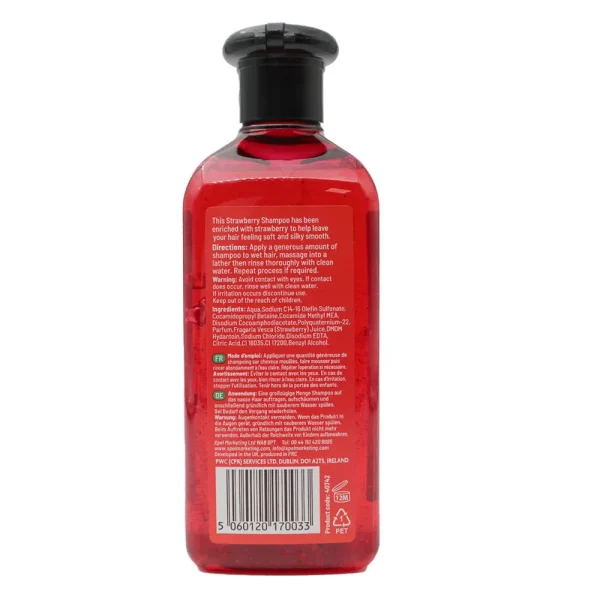 Xpel Hair Care Vegan Strawberry Shampoo 400ml - Image 2