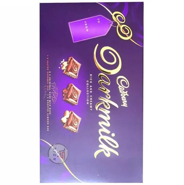 Cadbury Dark Milk Rich & Creamy Chocolate Bar 340g