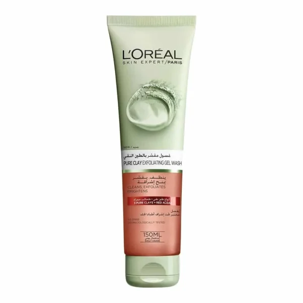 L'Oreal Paris Pure Clay Exfoliating Gel Wash 150ml