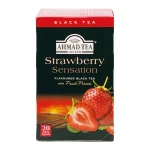 Ahmad Tea Strawberry Sensation Fruit Black Tea 20 Foil Teabags