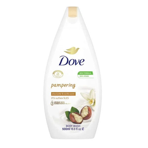 Dove Purely Pampering Body Wash with Shea Butter 500ml