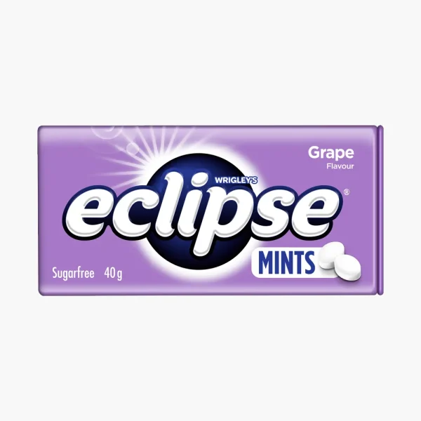 Eclipse Grape Flavoured Sugarfree Mints 40g