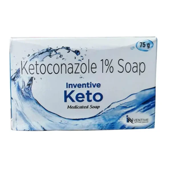 Inventive Keto Ketoconazole 1% Soap 75g