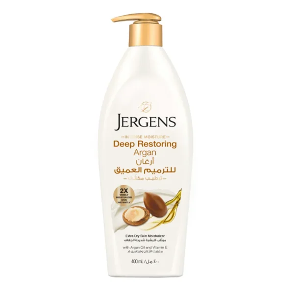 Jergens Deep Restoring Argan Extra Dry Skin Moisturizer 400ml