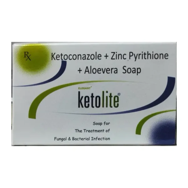 Ketolite Ketoconazole Soap Zinc Aloe vera Soap 75g - Image 2