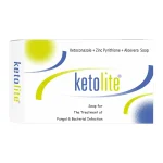 Ketolite Ketoconazole Soap Zinc Aloe vera Soap 75g