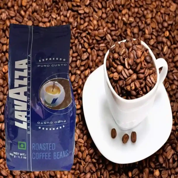 Lavazza Puro Gusto Roasted Coffee Beans 500g - Image 2