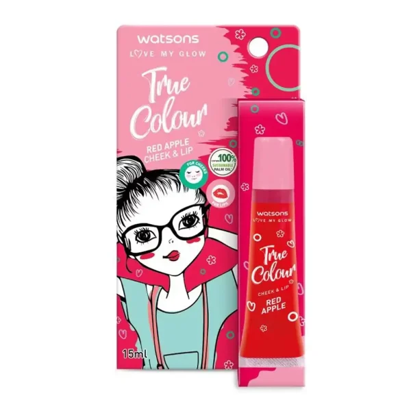 Watsons True Colour Red Apple Cheek Lip 15ml