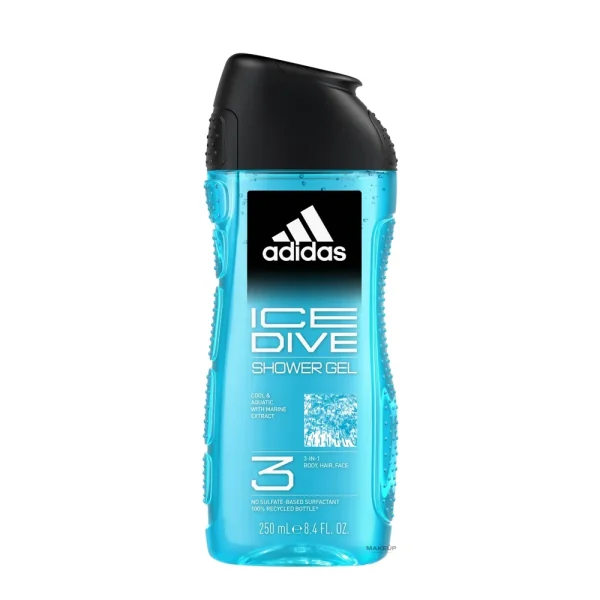 Adidas Ice Dive 3in1 Shower Gel 250ml