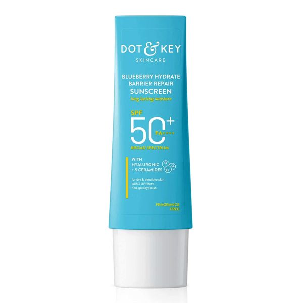 Dot & Key Blueberry Hydrate Barrier Repair Sunscreen SPF 50+ PA++++ 80g