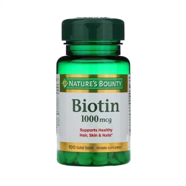 Nature's Bounty Biotin 1,000mcg 100 Softgels