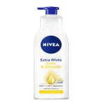 Nivea Extra White Firm & Smooth Q10 Collagen with Vitamin C 40x Deep White Essence Body Lotion 600ml