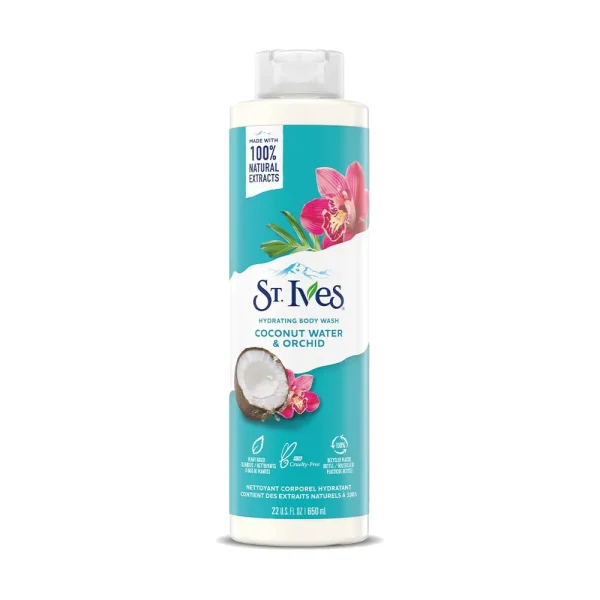 St. Ives Hydrating Body Wash Coconut Water & Orchid 650ml