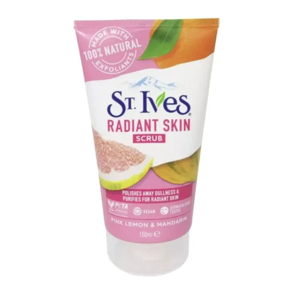 St. Ives Radiant Skin Pink Lemon & Mandarin Face Scrub 150ml