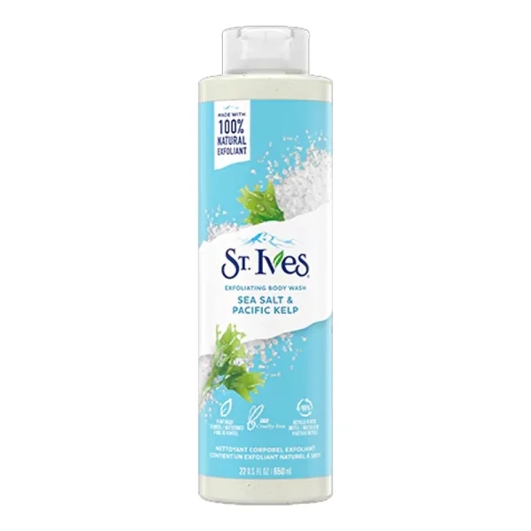 St. Ives Sea Salt & Pacific Kelp Exfoliating Body Wash 650ml